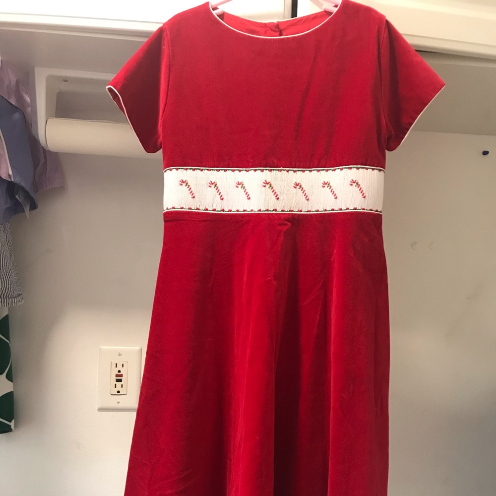 Smocked holiday dress